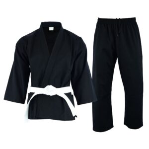 Karate Uniform 8oz Black